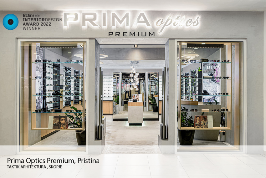 PRIMA OPTICS PREMIUM – BIG SEE INTERIOR DESIGN AWARD