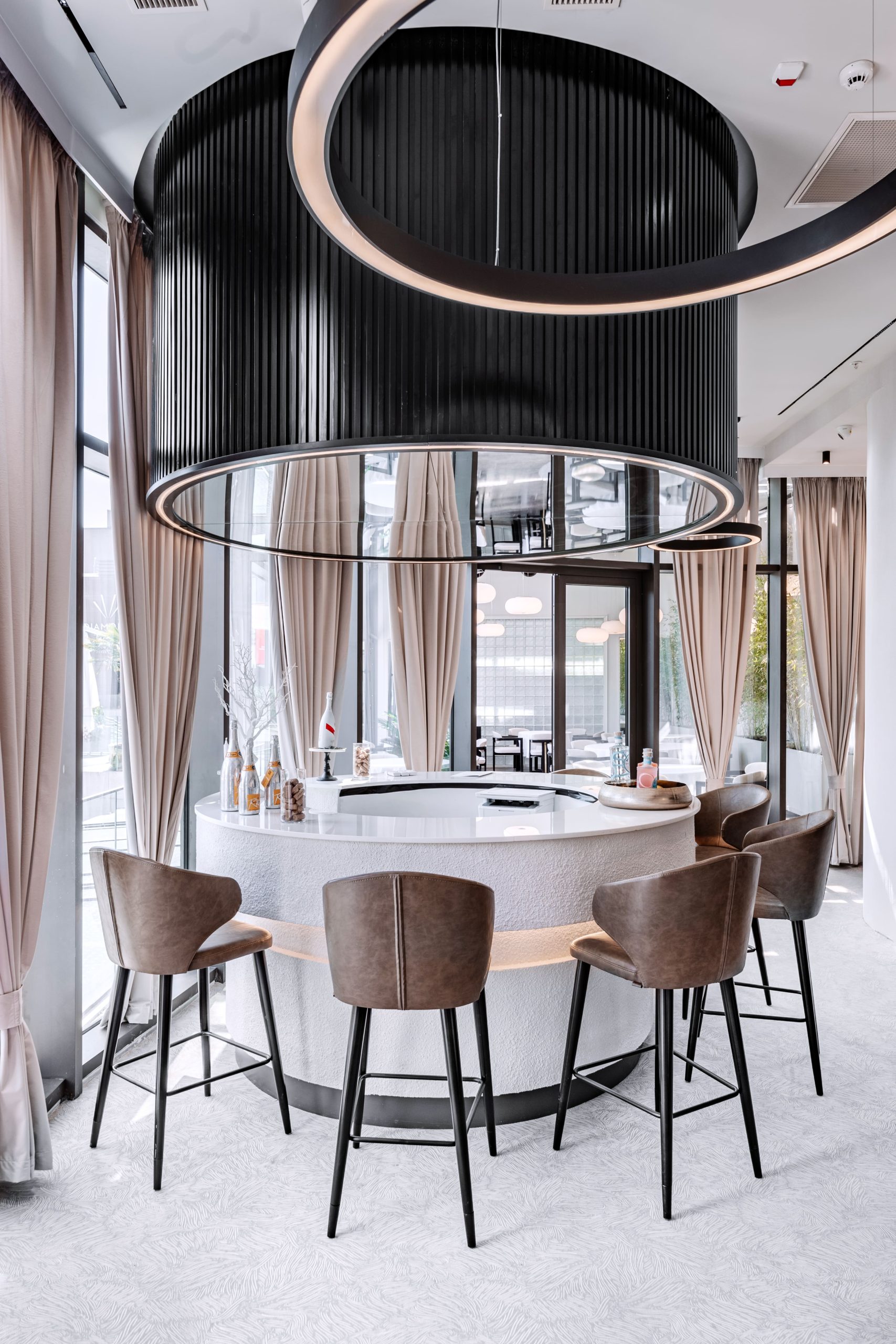 Interior design for a restaurant view root