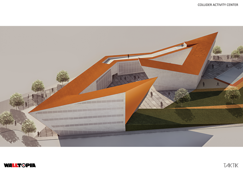 Collider Activity Center para escalada en interior view root