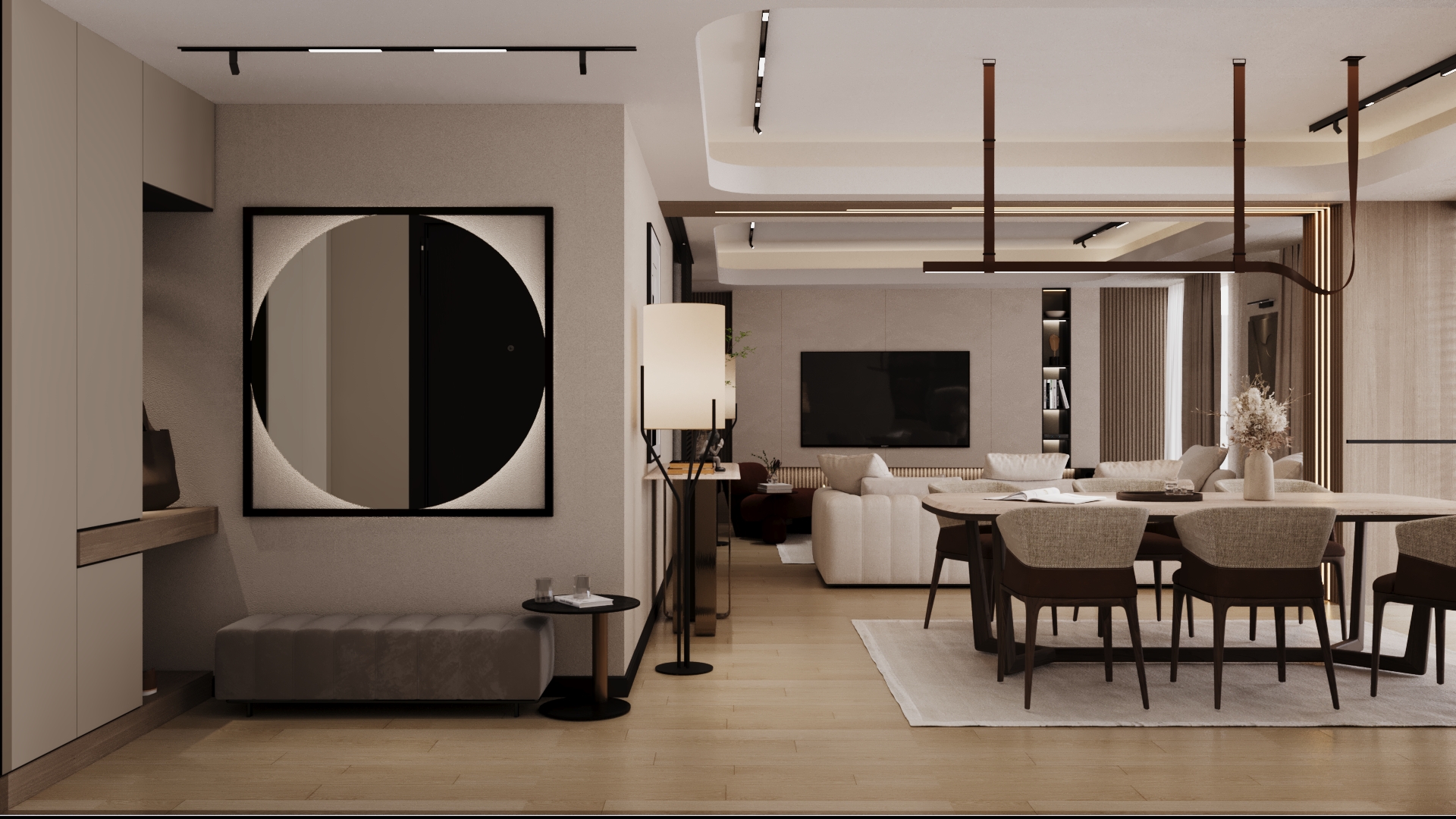 Interior design for an apartment view root