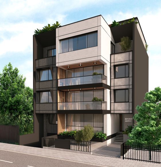 Residential Building view root