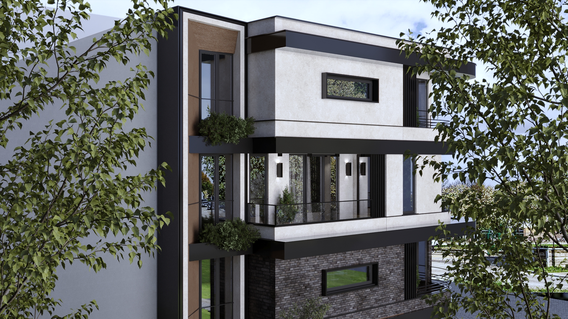 Residential building view 2 