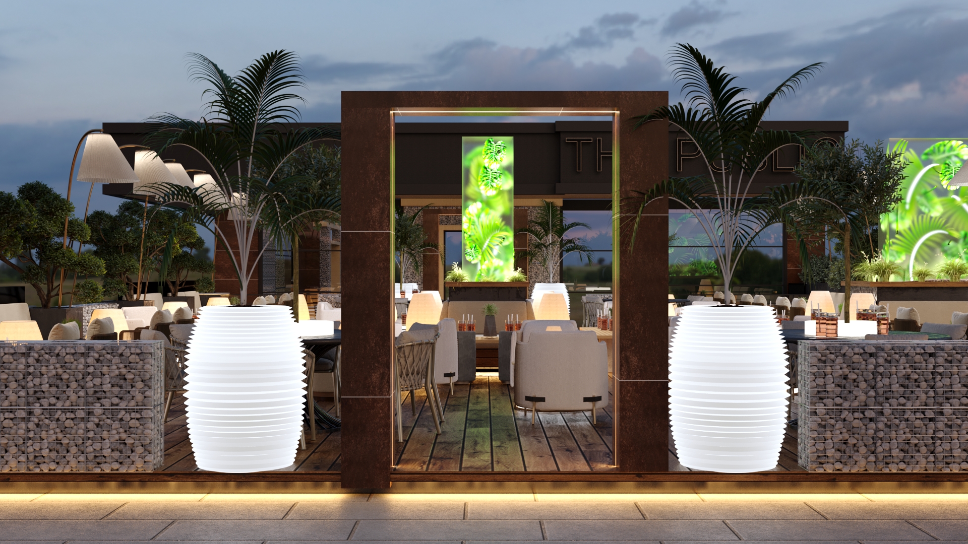 Interior design for a bar view 1 