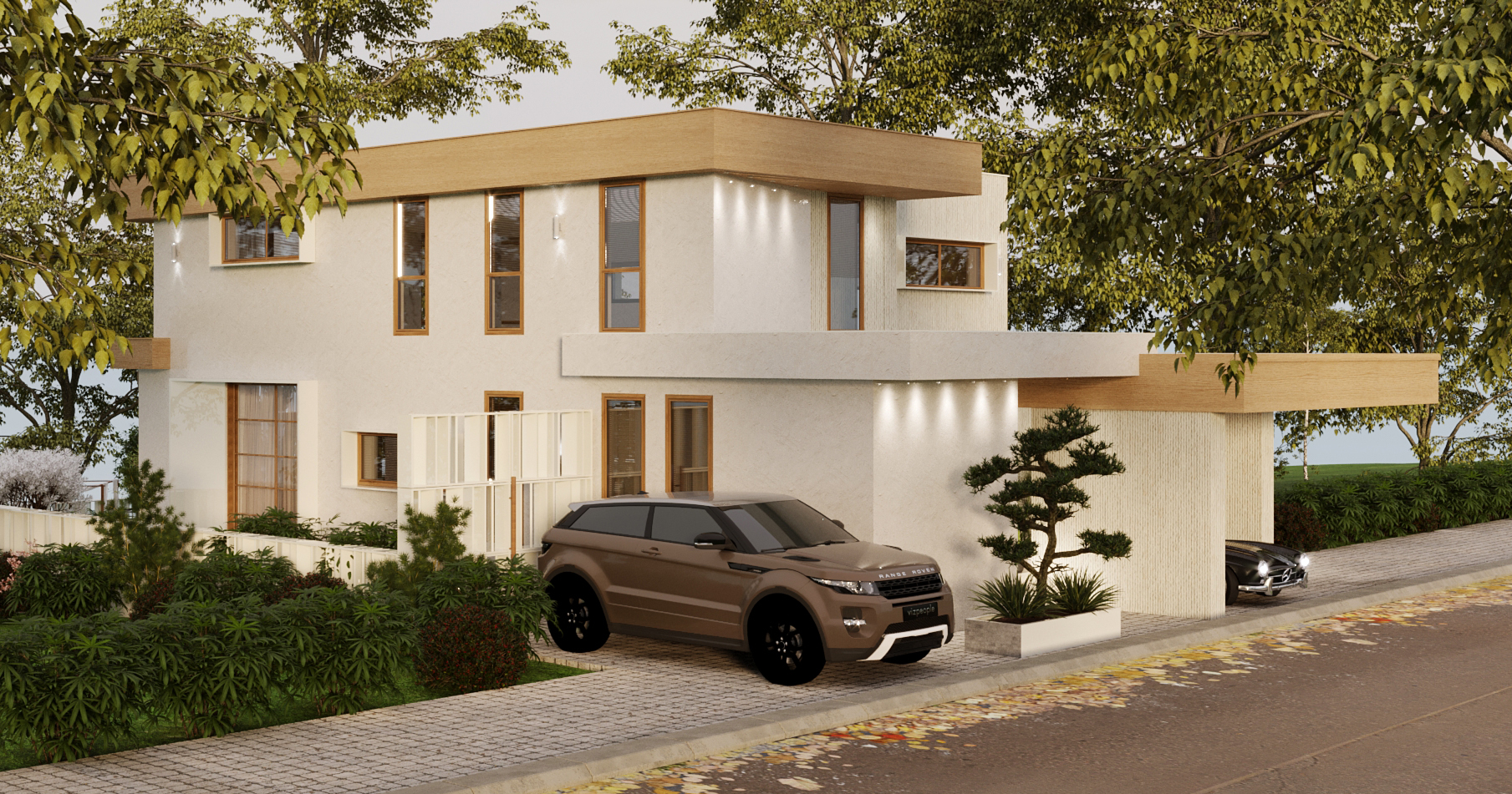 Residential house view 1 