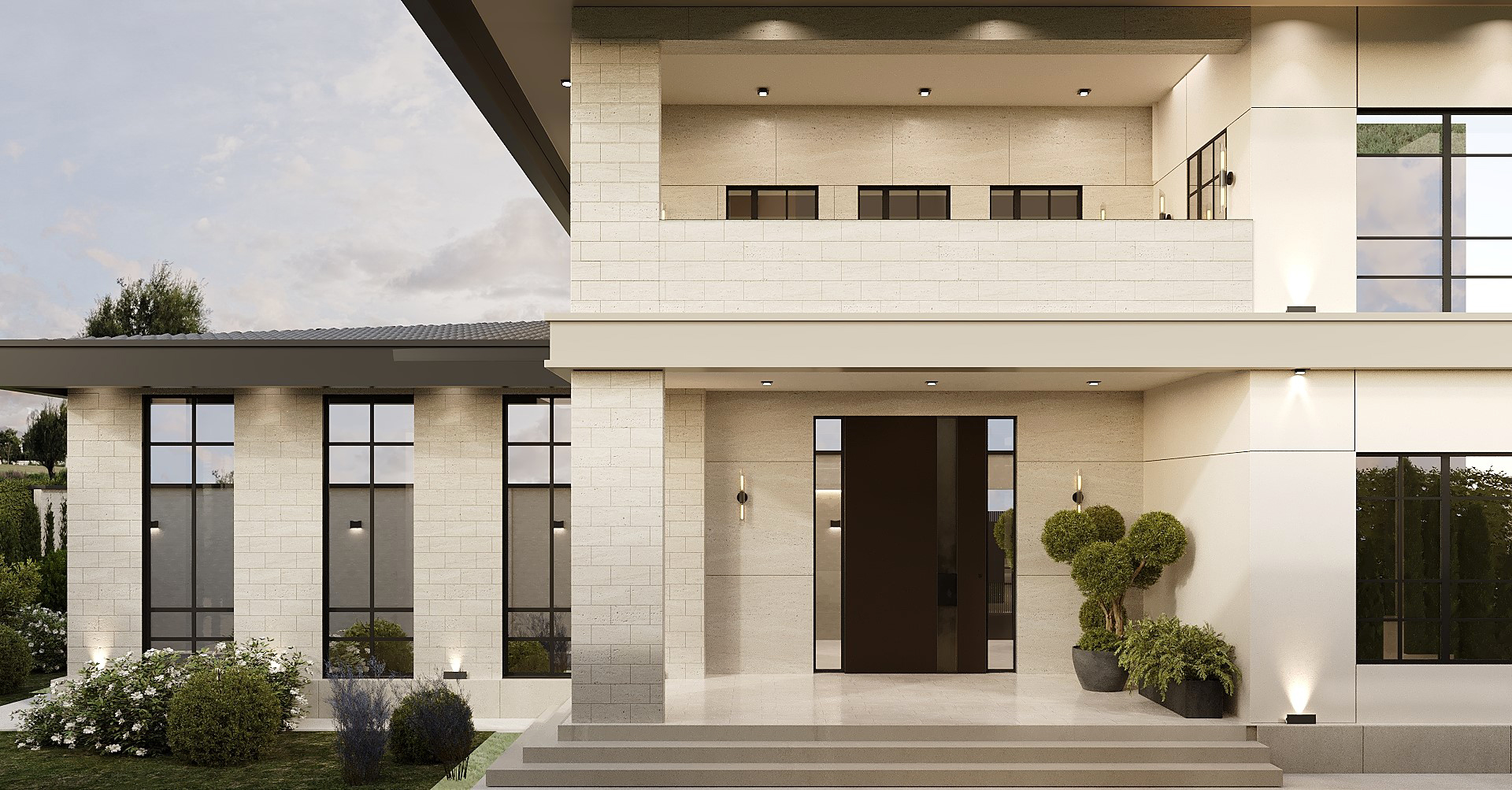 Residential Exterior Design and Landscape view 1 