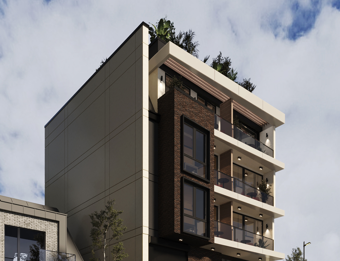 Residential building view 2 