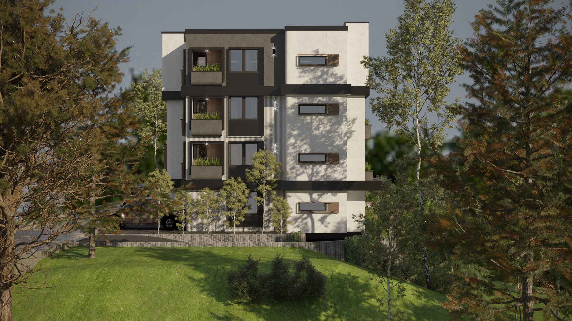 Residential building view 2 