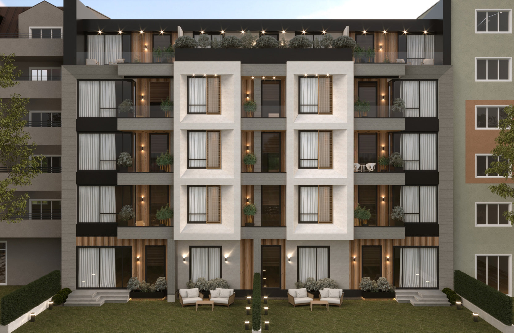 Residential building view 2 