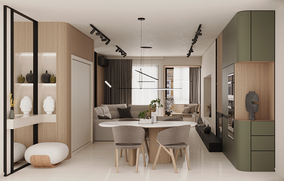 Interior design for an apartment view root