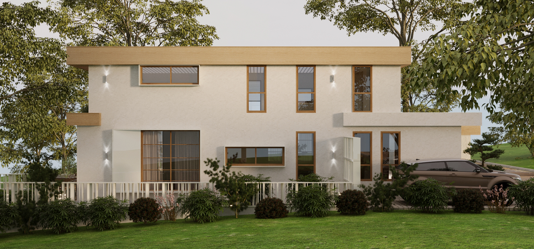 Residential house view 2 