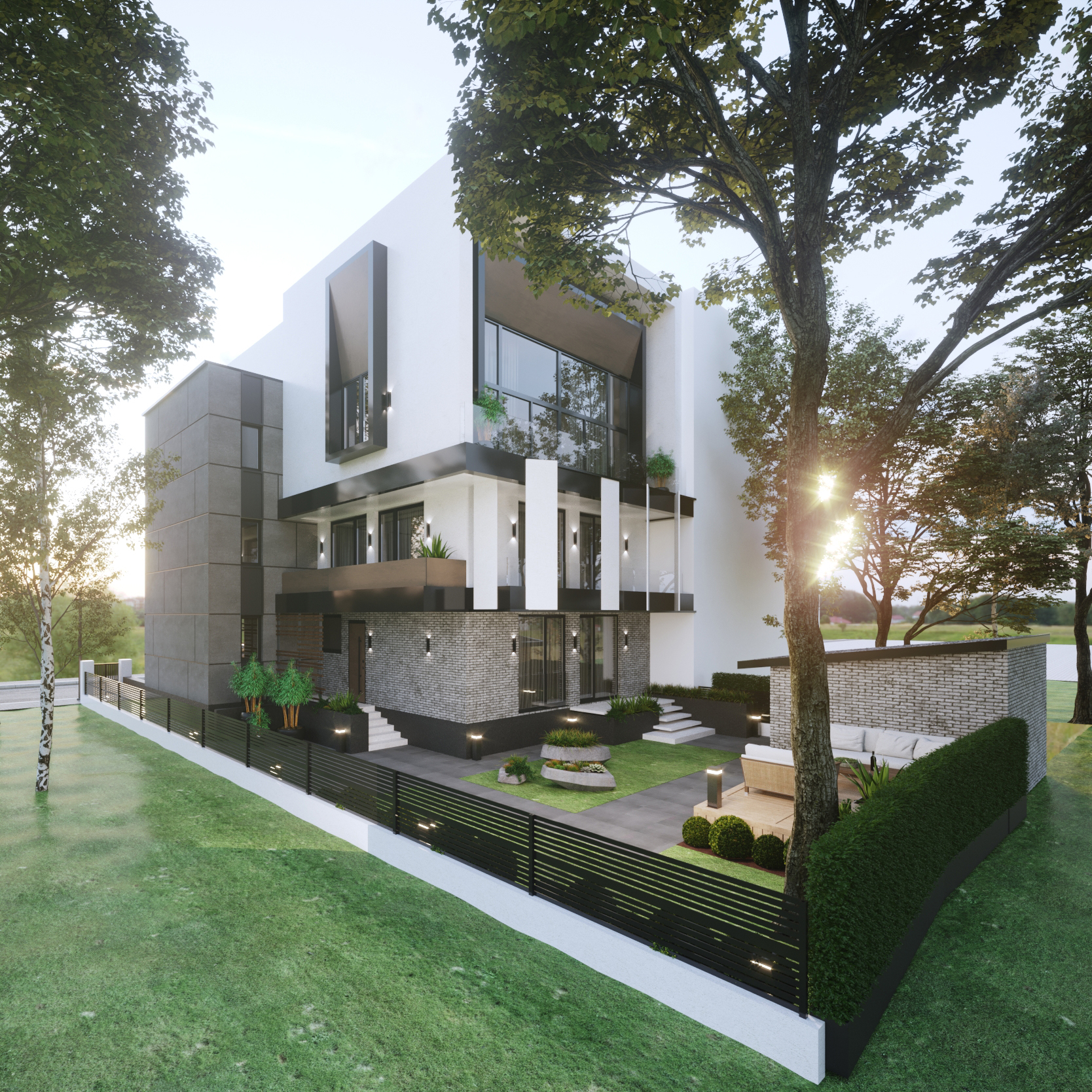 Residential house view 1 