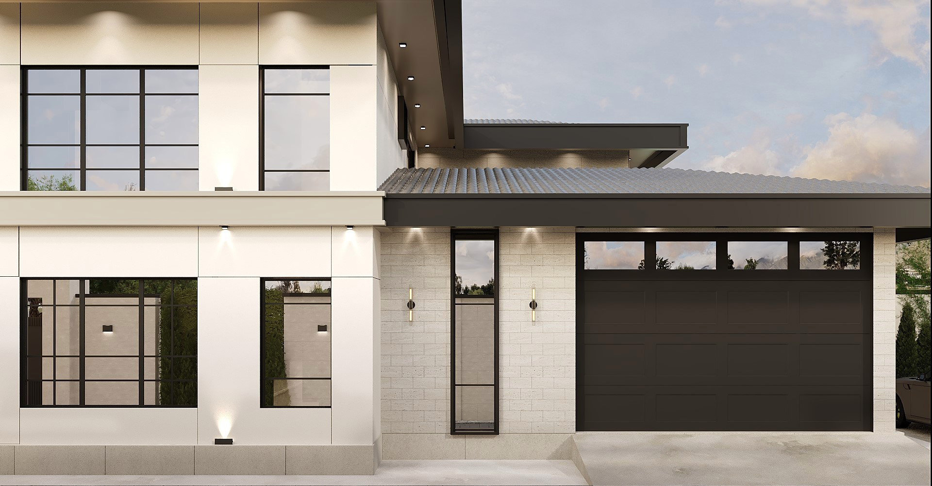 Residential Exterior Design and Landscape view 2 