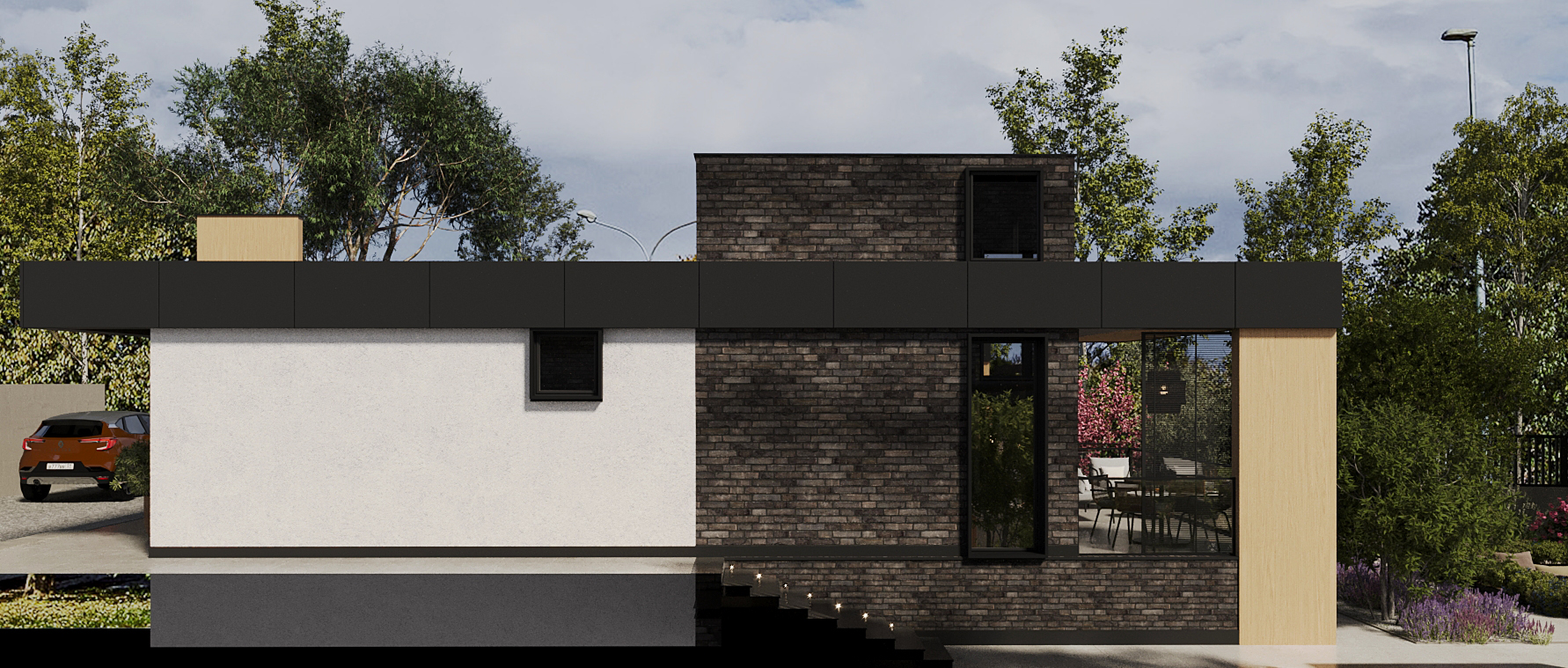 Residential Exterior Design and Landscape view 4 