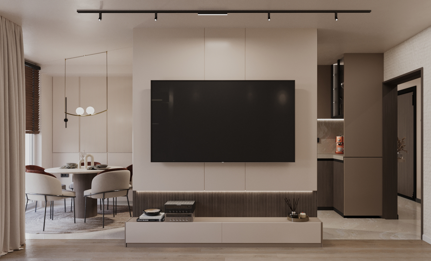 Interior design for an apartment view 1 