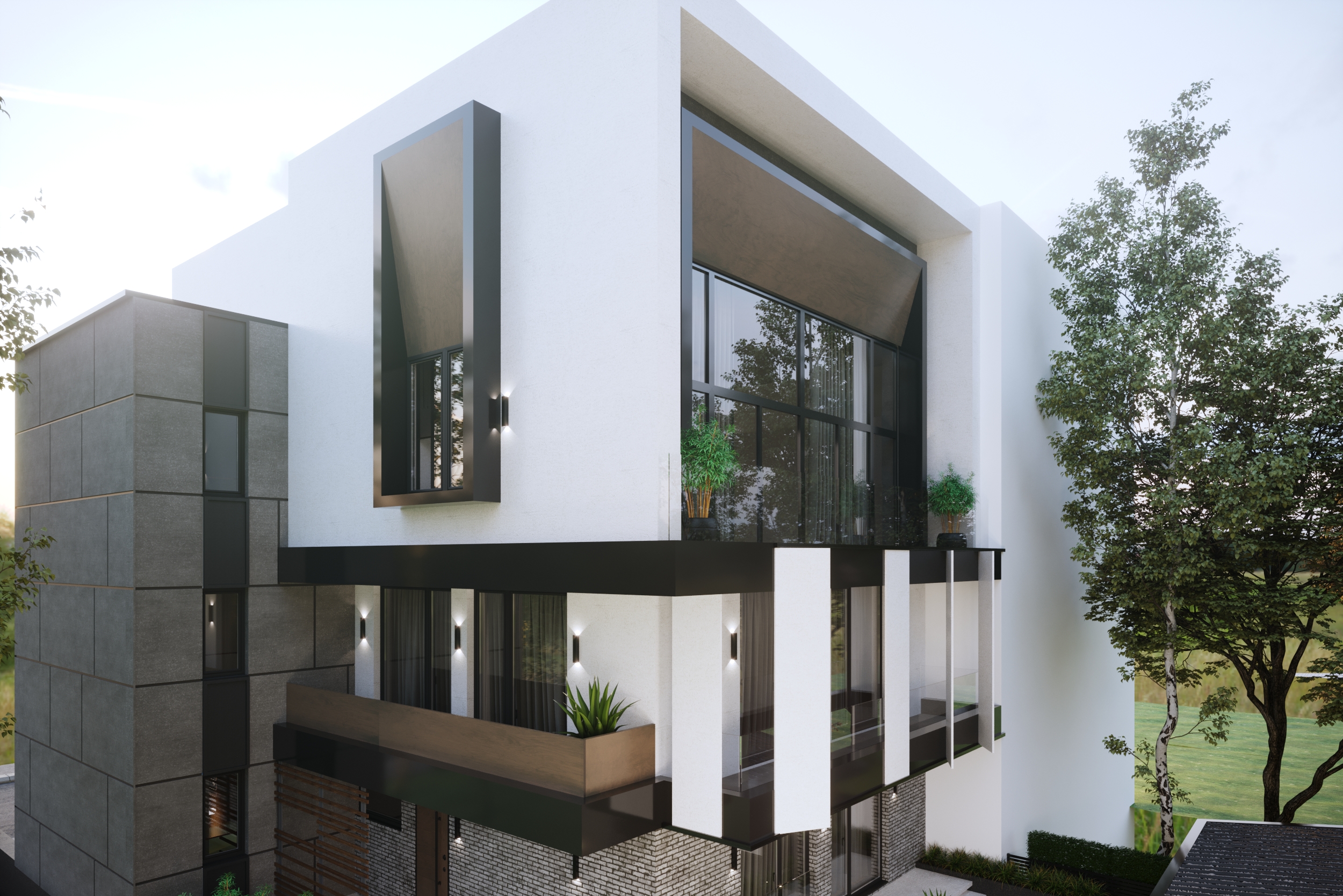 Residential house view 2 