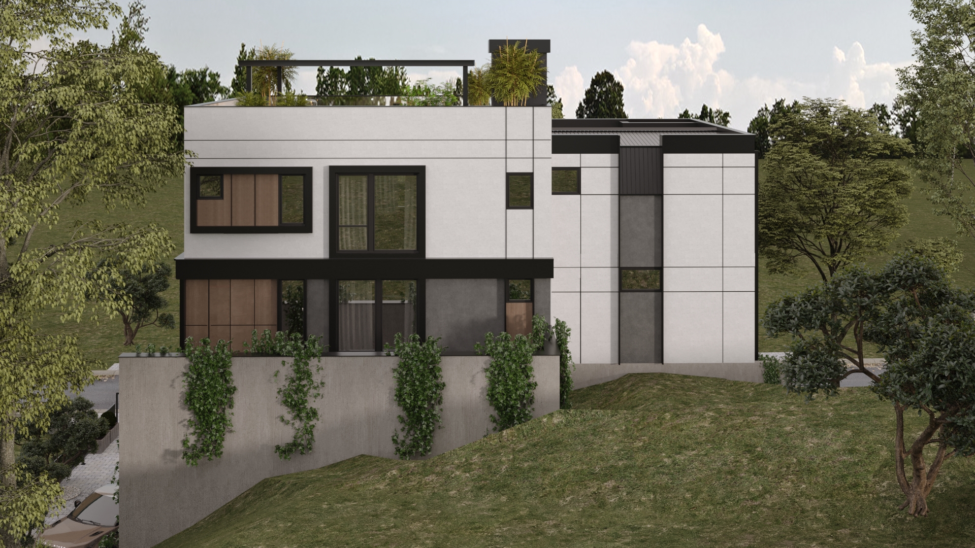 Residential building view 2 