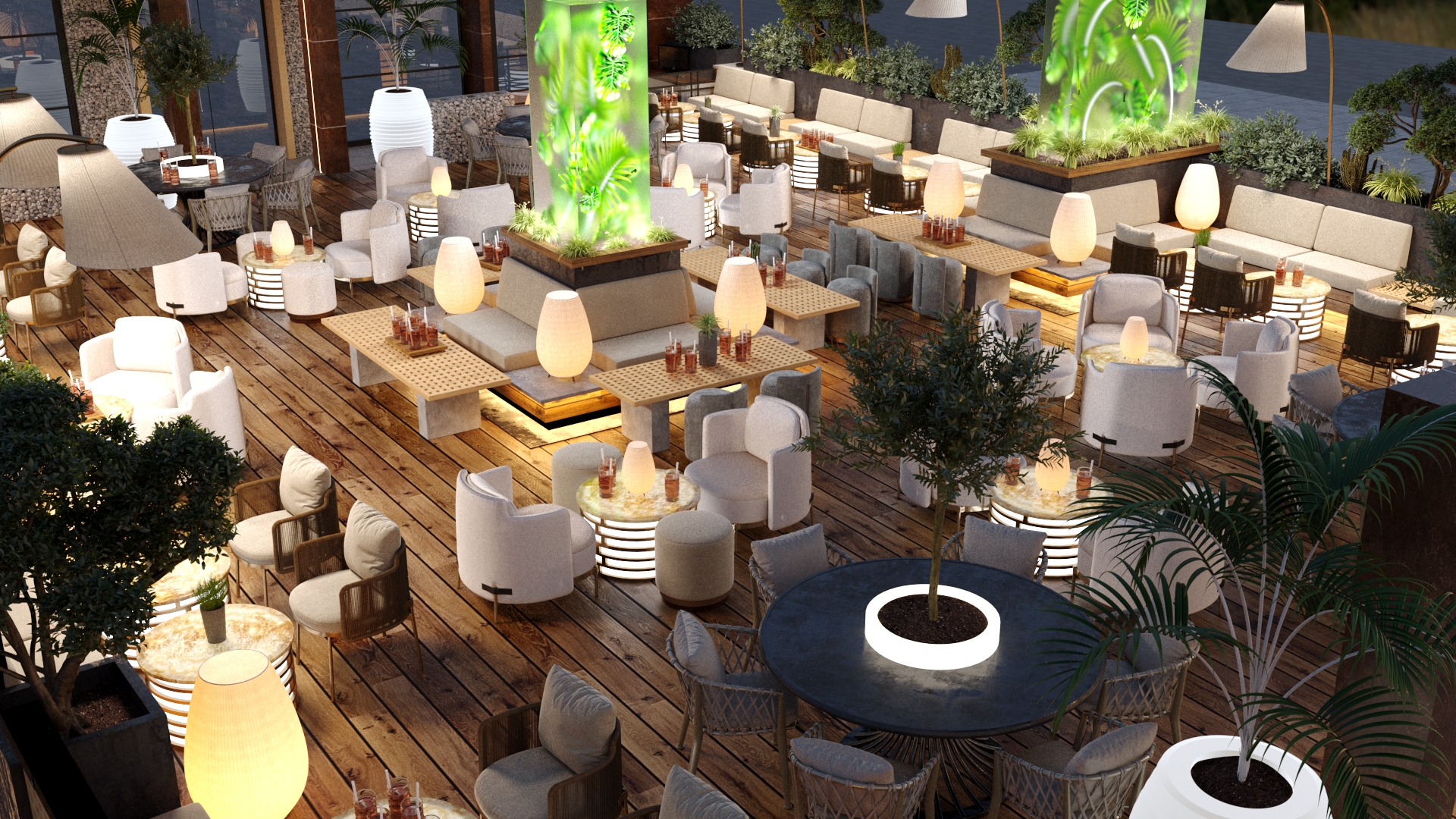 Interior design for a bar view 3 