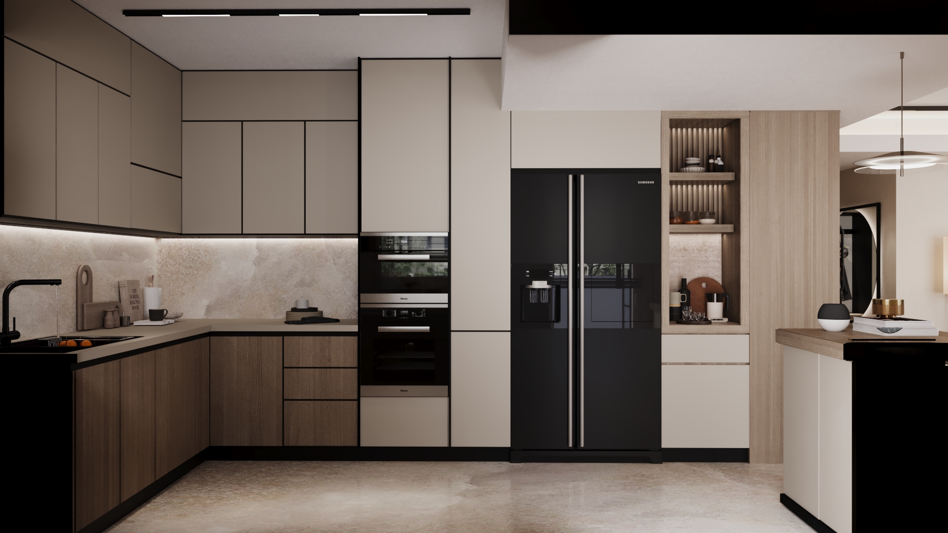 Interior design for an apartment view 3 