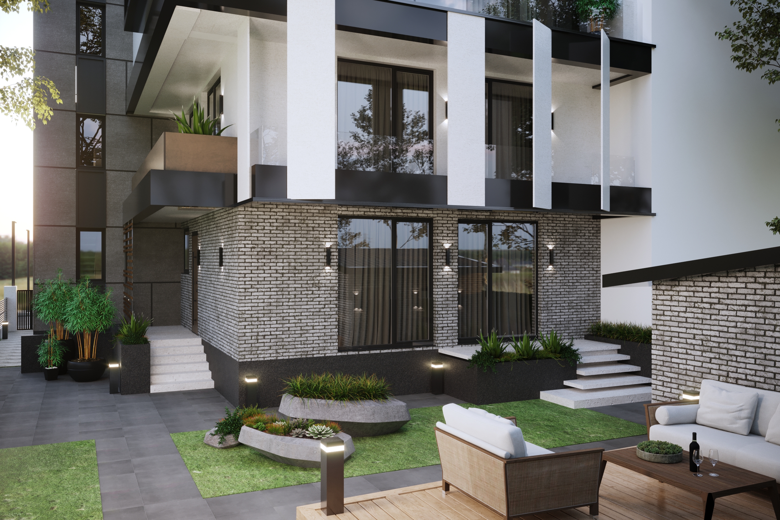 Residential house view 3 