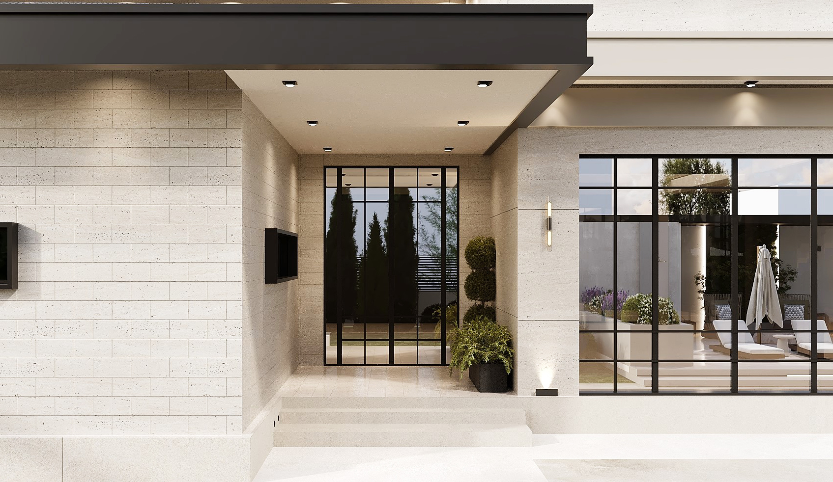 Residential Exterior Design and Landscape view 3 