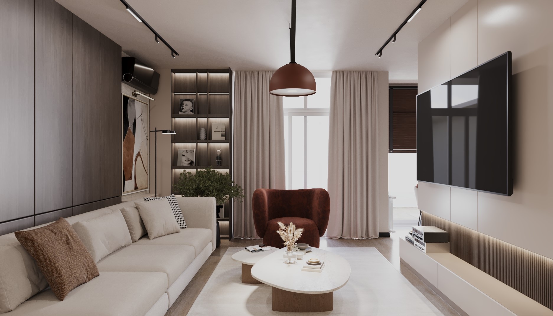 Interior design for an apartment view root