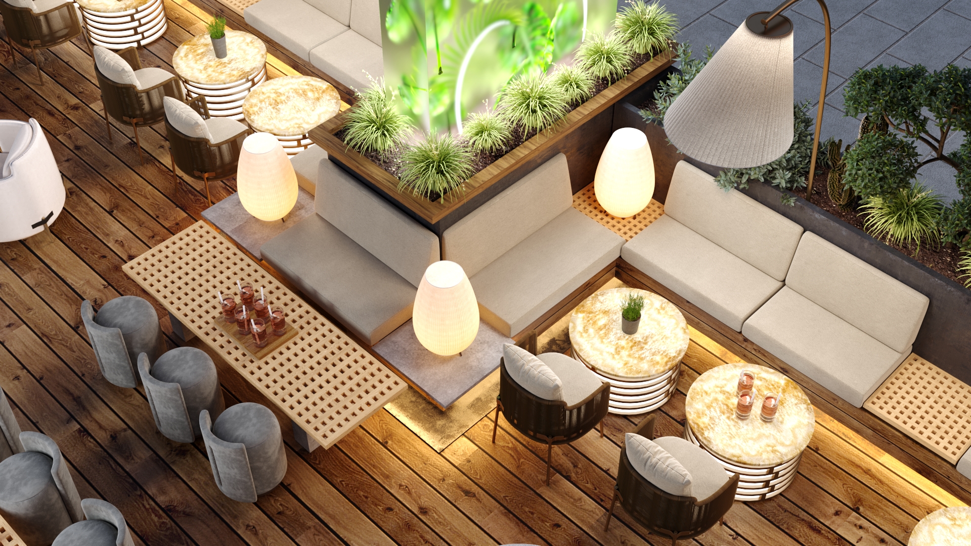 Interior design for a bar view 5 