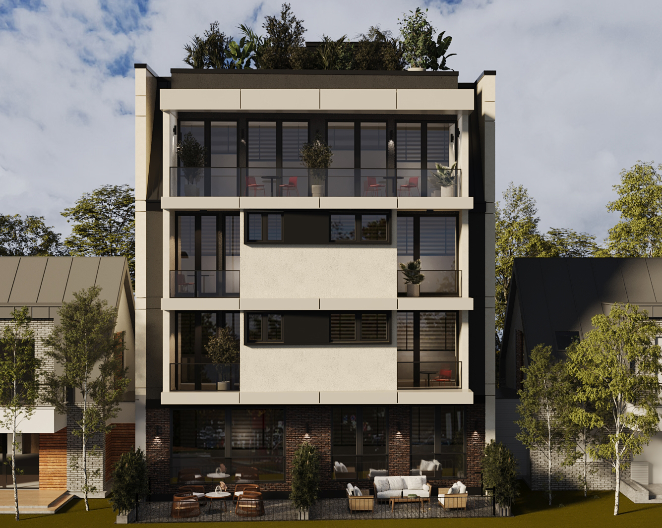 Residential building view 5 