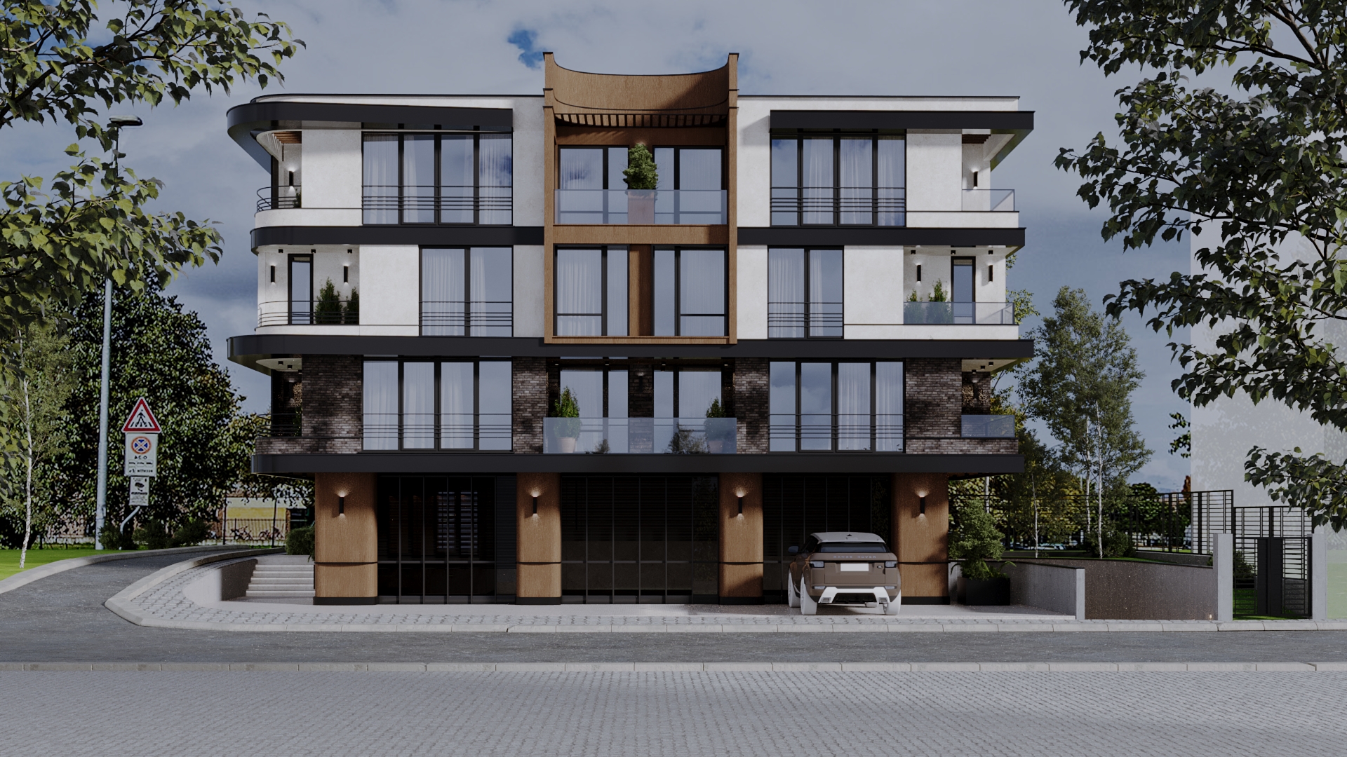 Residential building view 5 