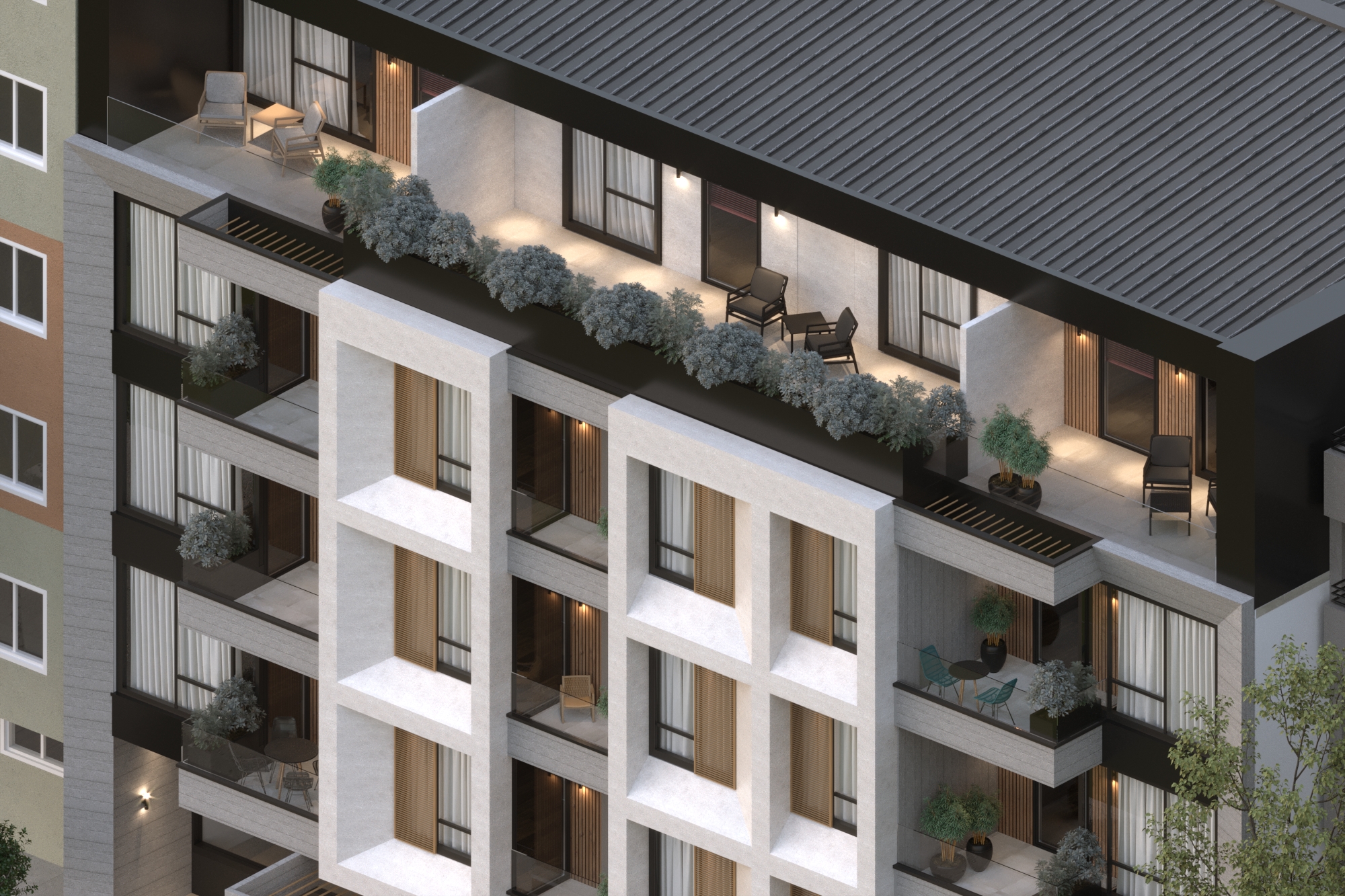 Residential building view 5 