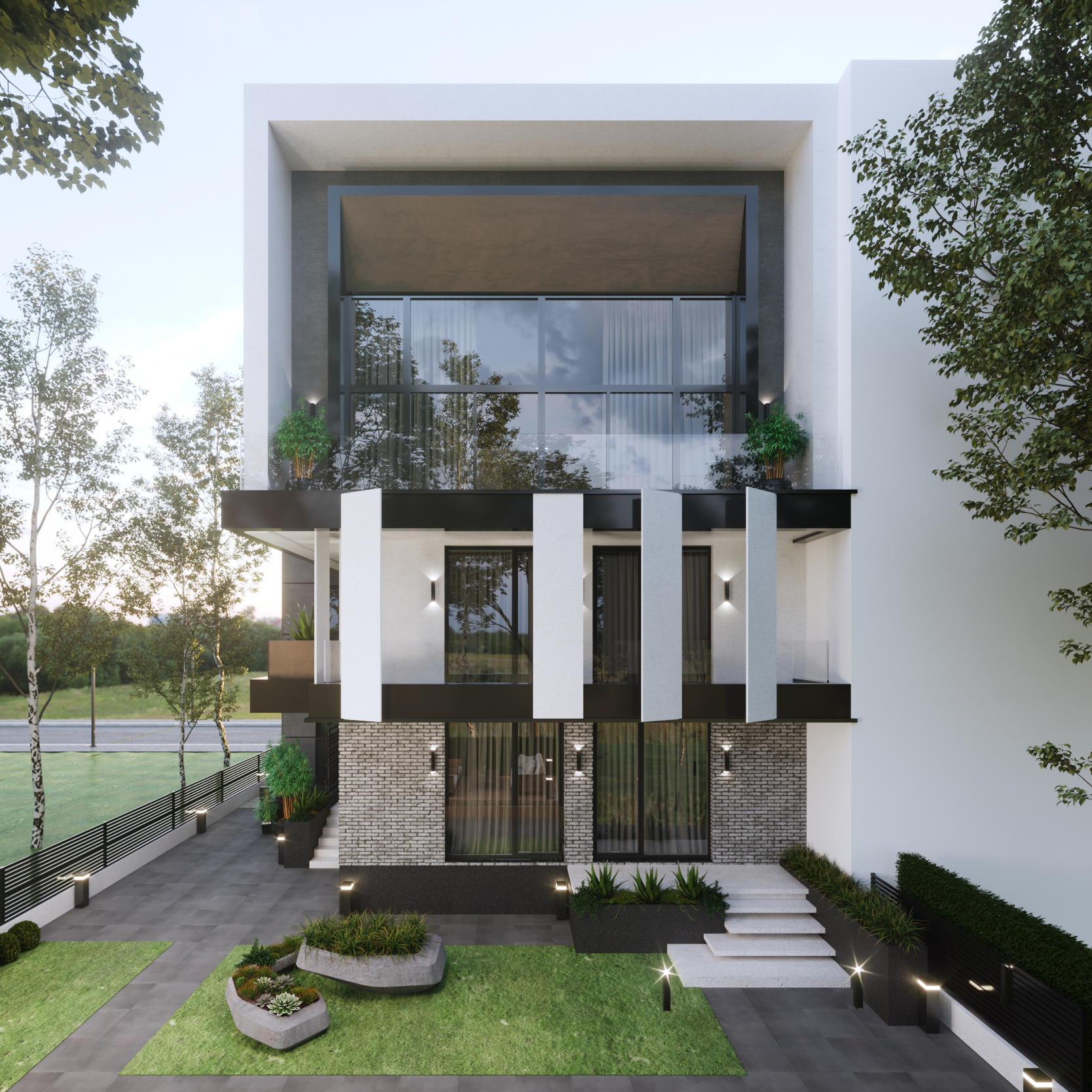 Residential house view 4 