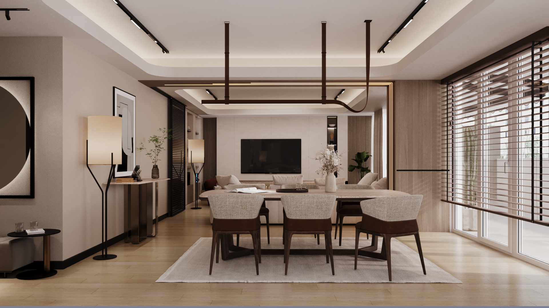 Interior design for an apartment view 5 