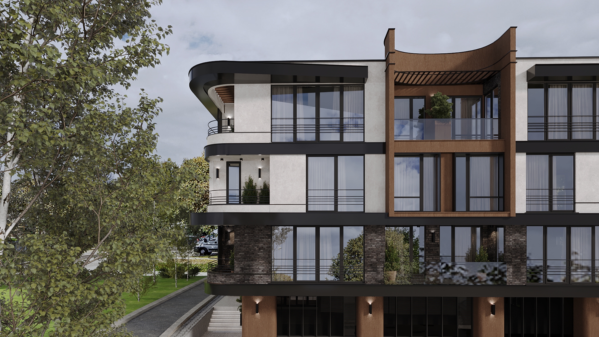 Residential building view 6 