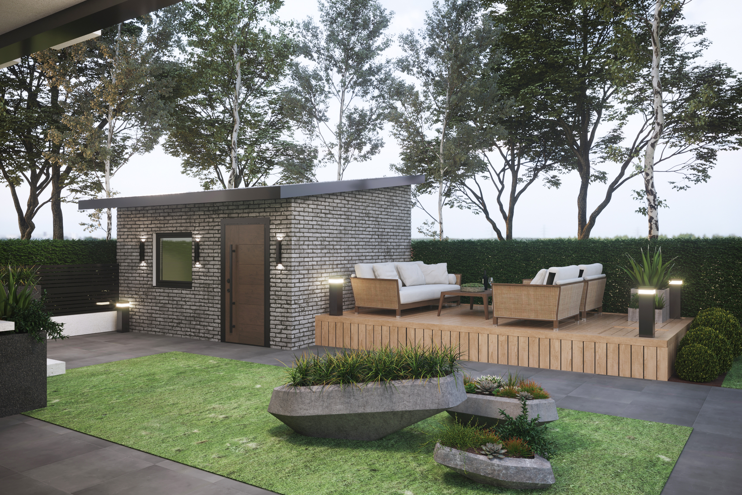 Residential house view 5 