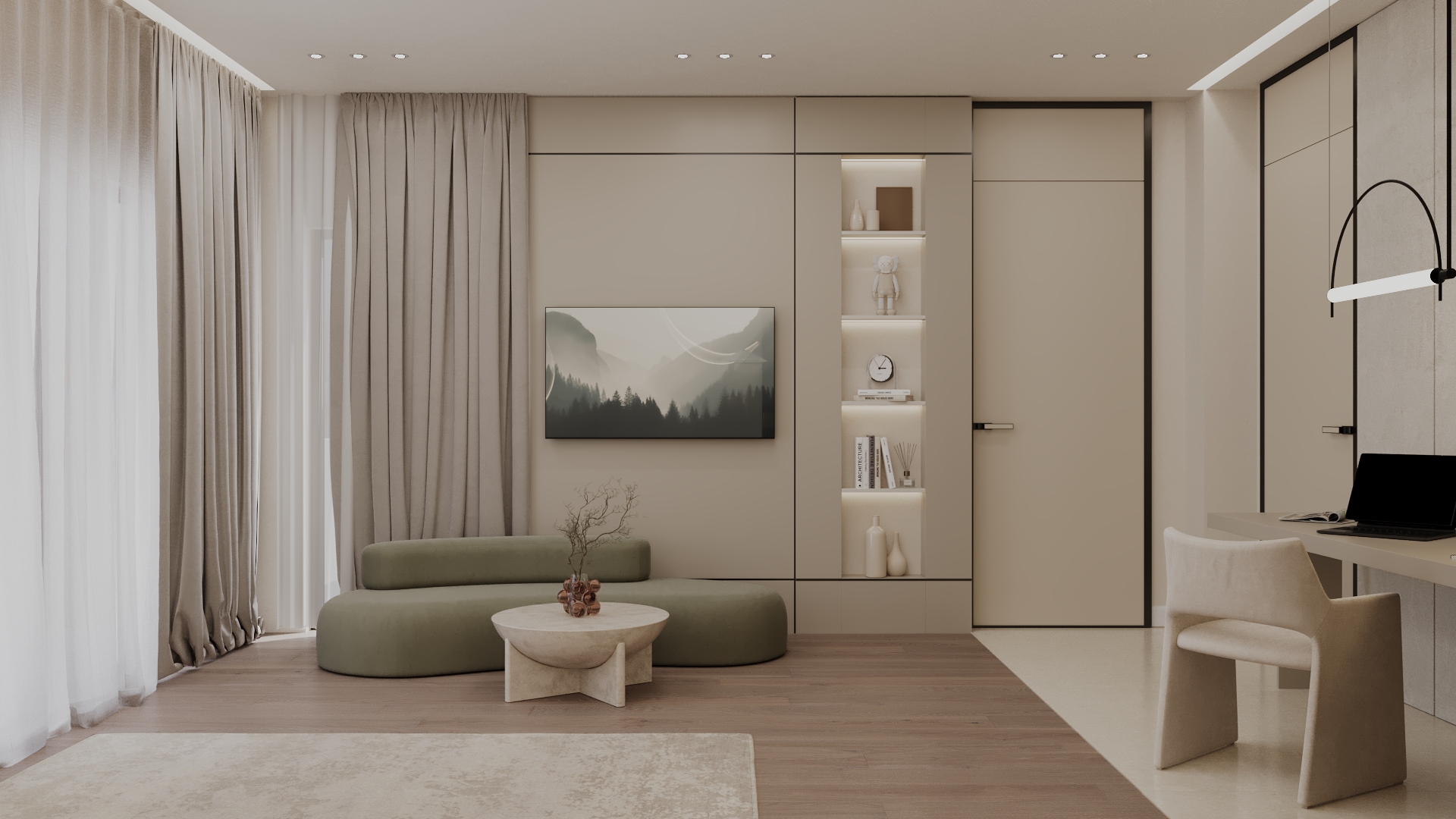 Residential Exterior Design and Landscape view 56 