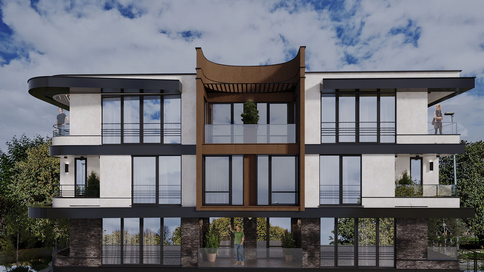 Residential building view 7 