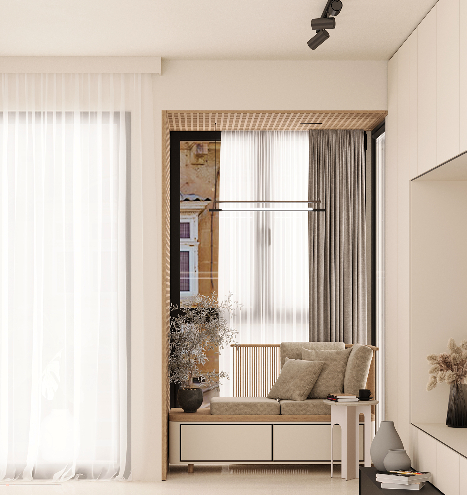 Interior design for an apartment view 2 