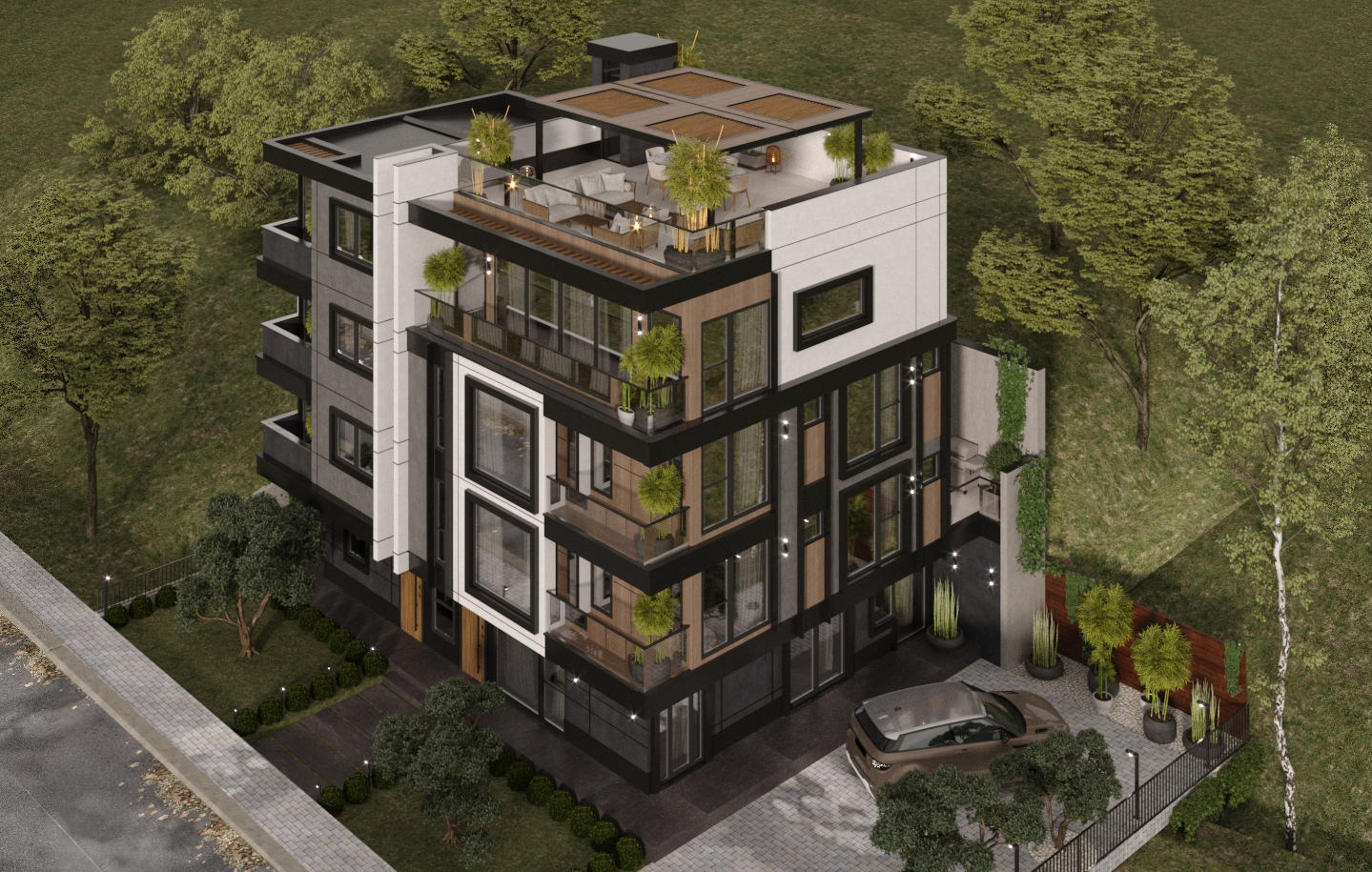 Residential building view 6 