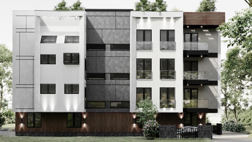 Residential Building view root