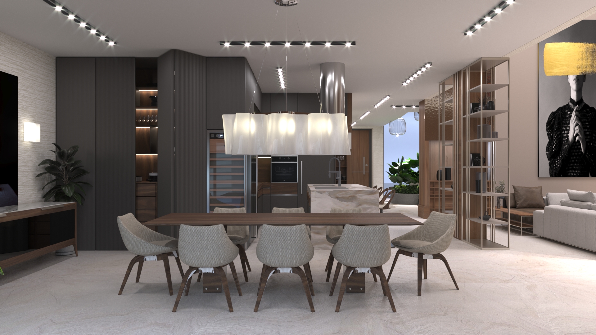 Interior design for an apartment view 4 