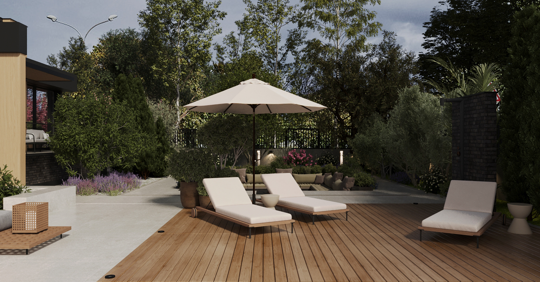 Residential Exterior Design and Landscape view 10 