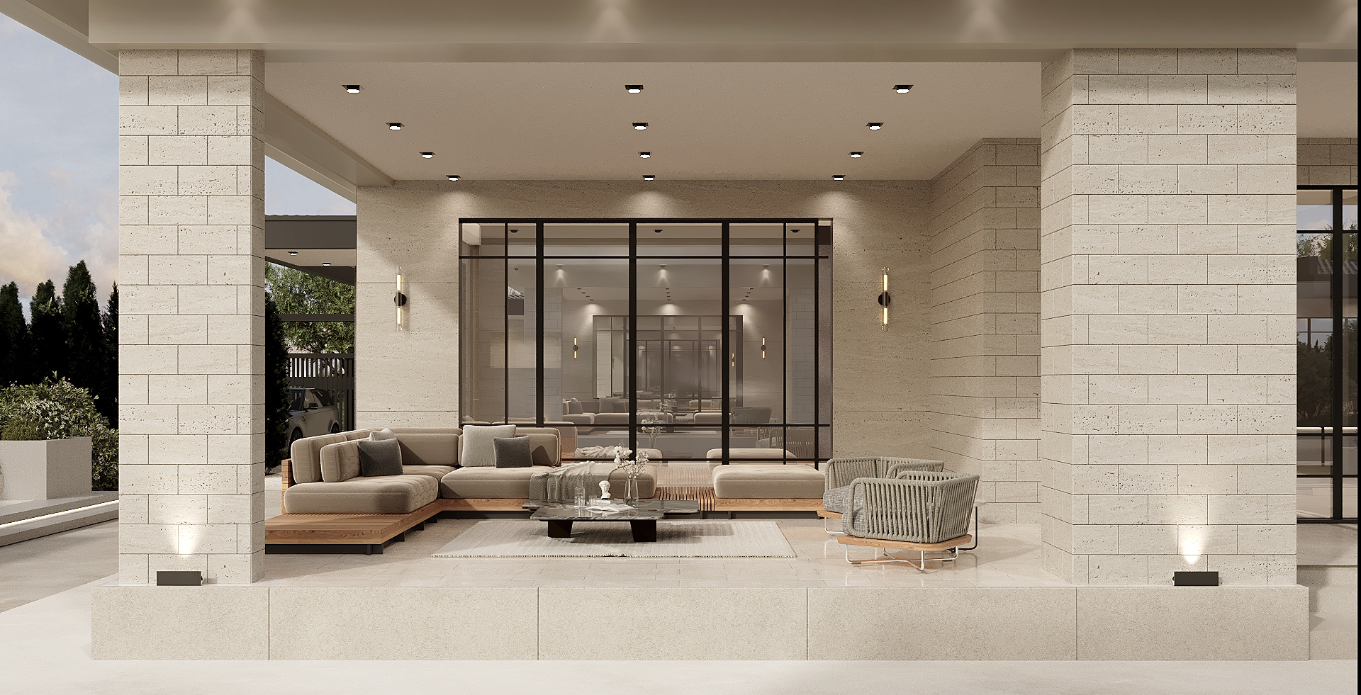 Residential Exterior Design and Landscape view 8 