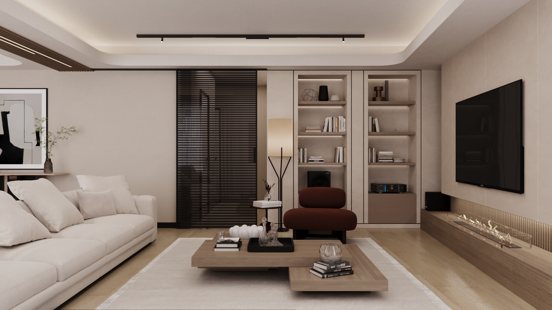 Interior design for an apartment view 7 