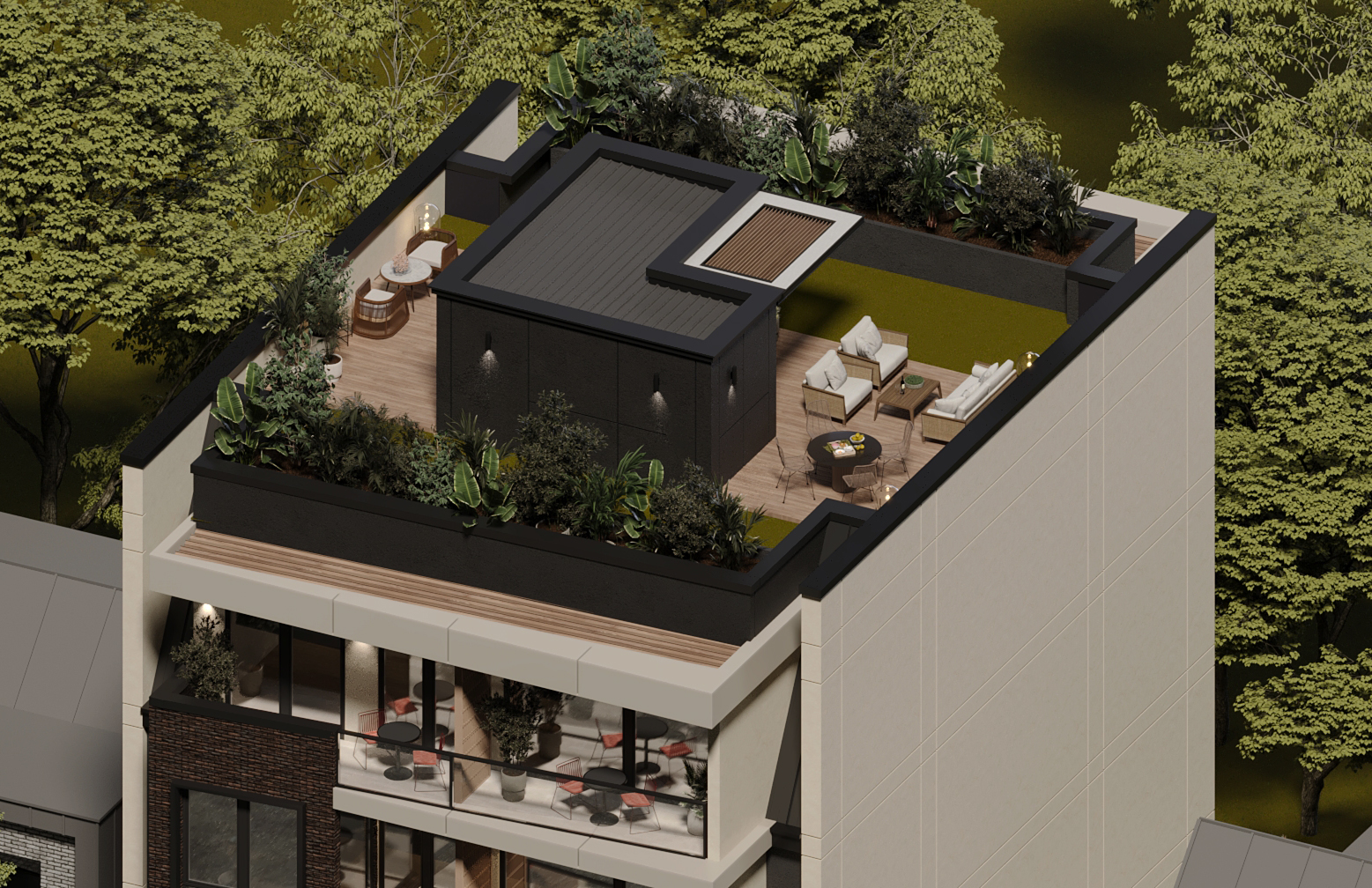 Residential building view 10 