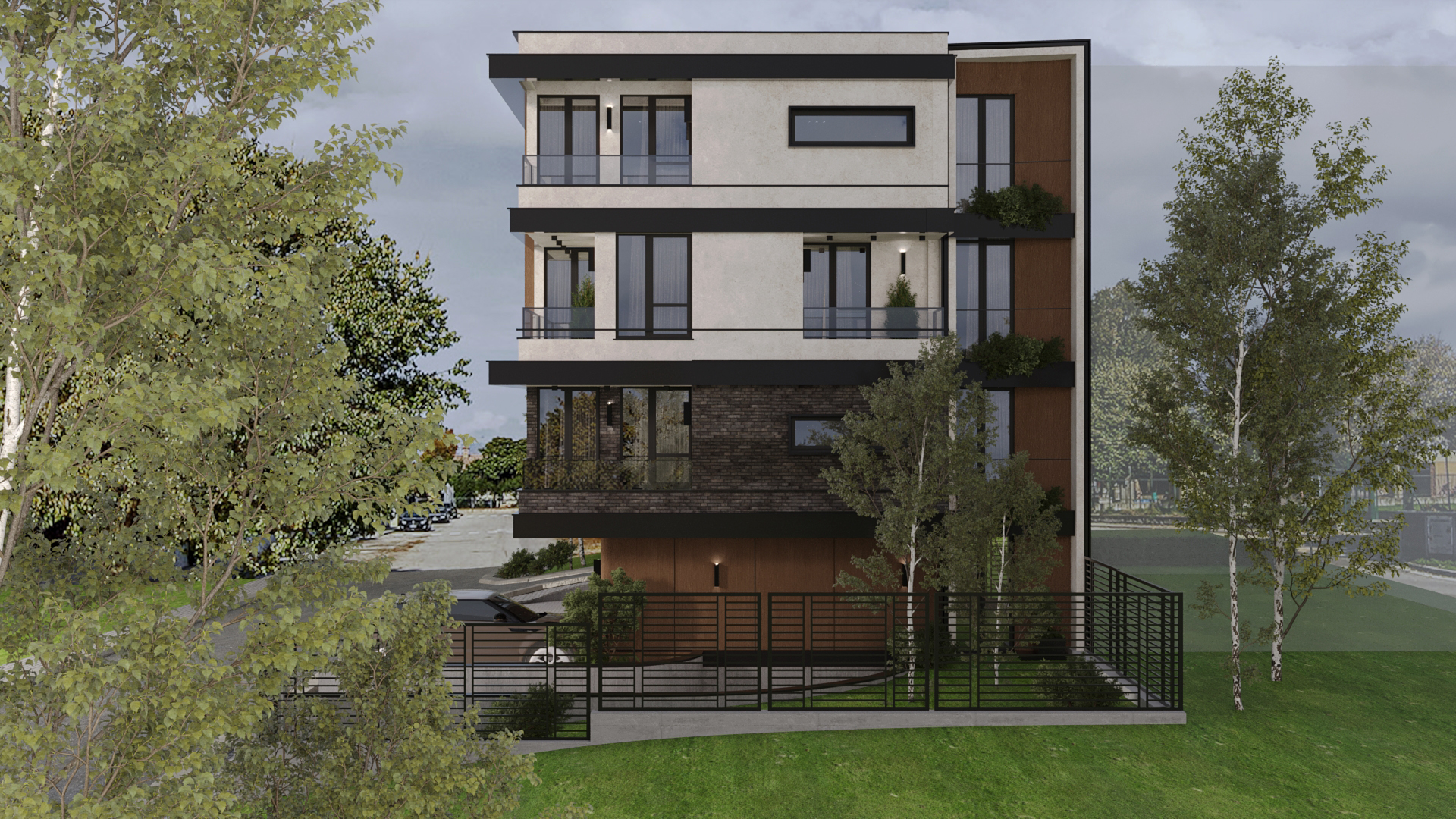 Residential building view 10 