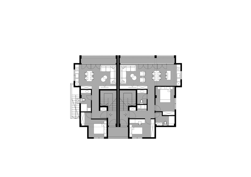 Residential building view 8 