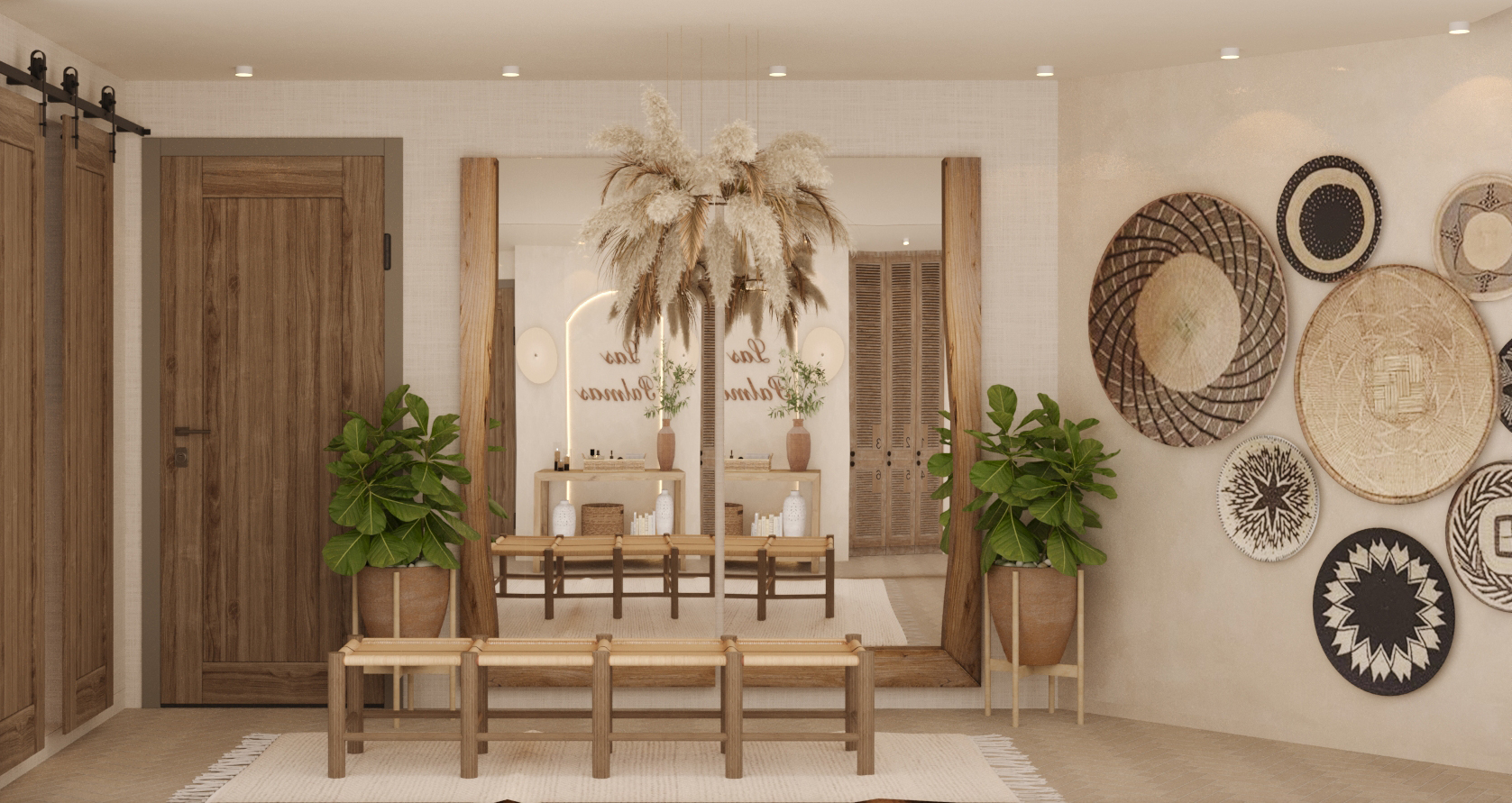 Interior design for a restaurant view 11 