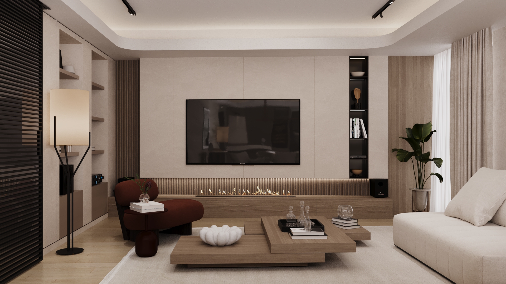 Interior design for an apartment view 8 