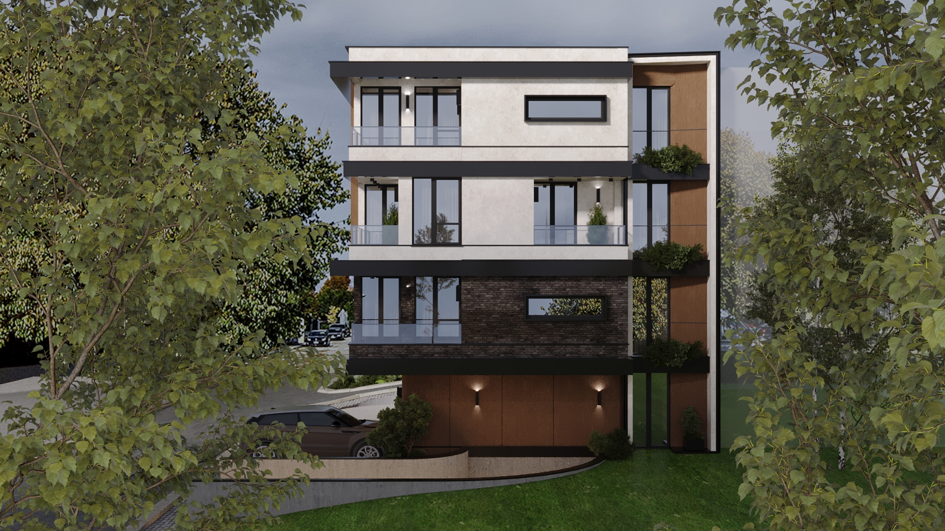 Residential building view 11 