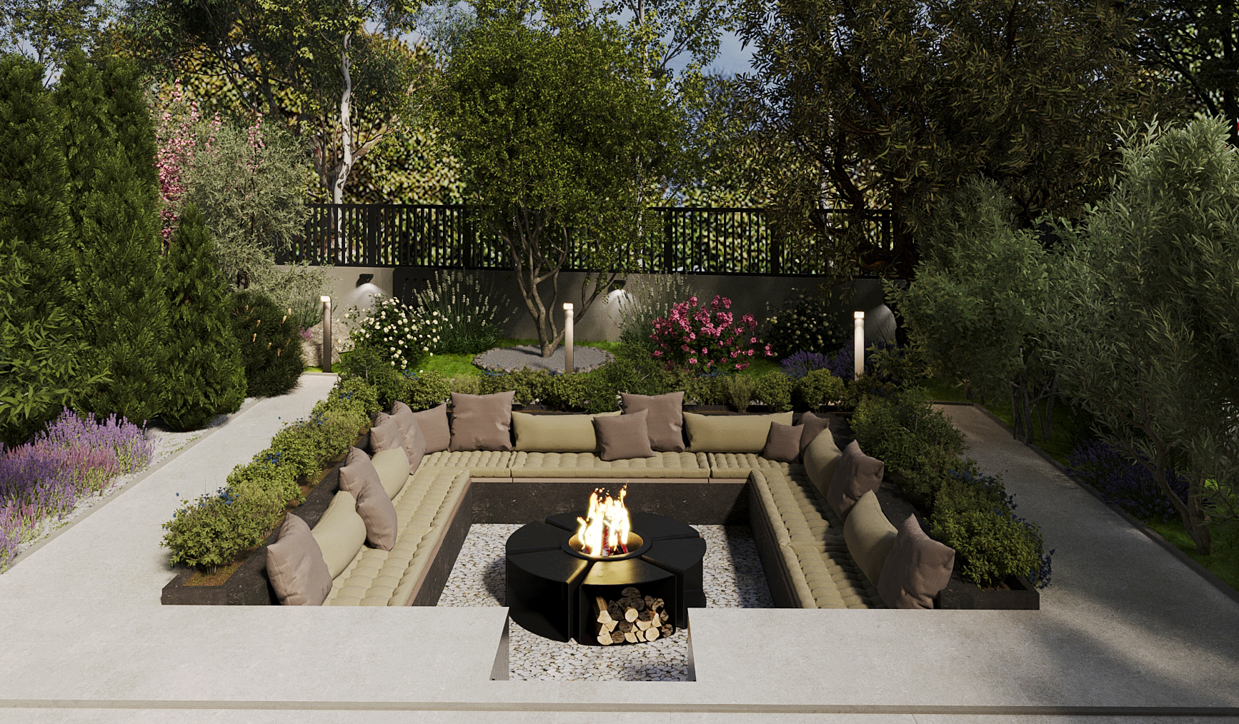 Residential Exterior Design and Landscape view 13 