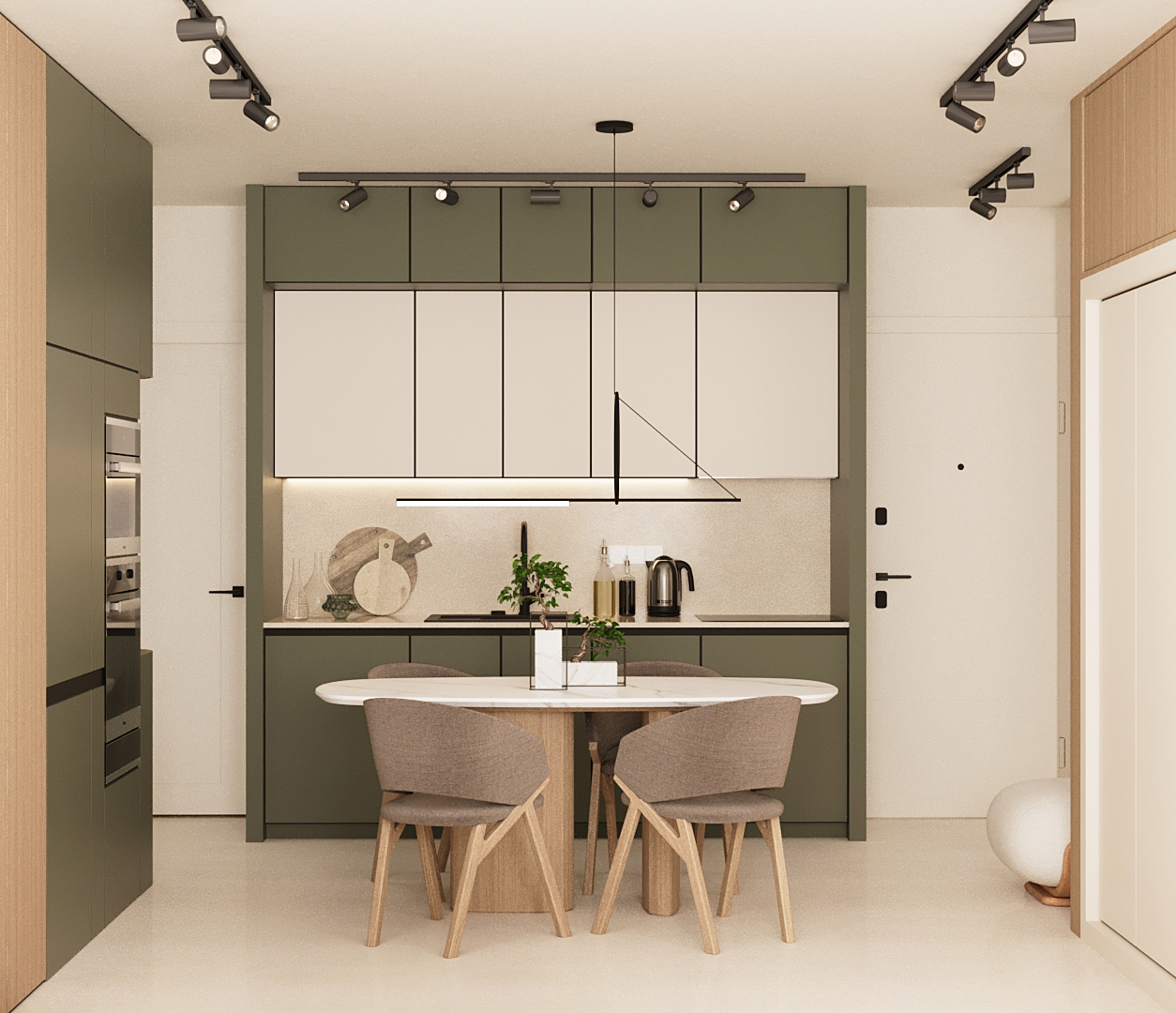 Interior design for an apartment view 6 